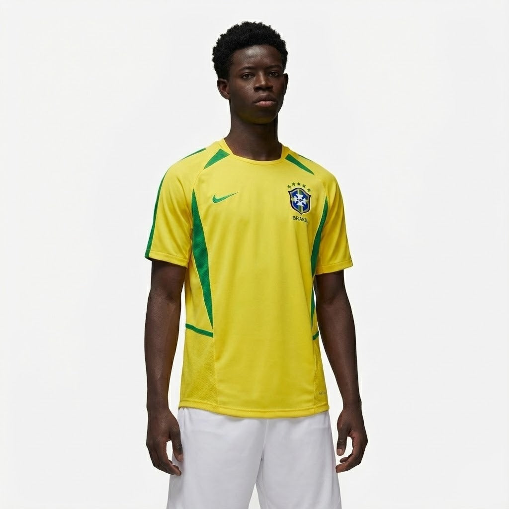 Camisa Seleção Brasil Home - Retrô 2002