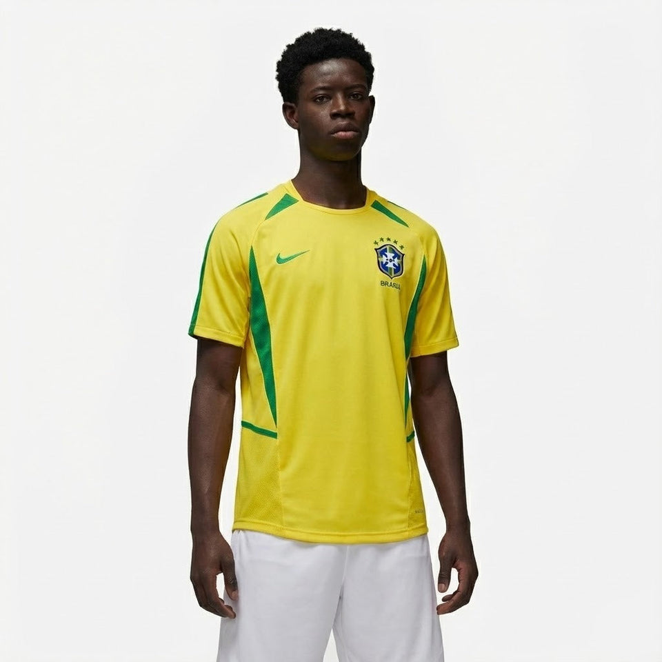 Camisa Seleção Brasil Home - Retrô 2002
