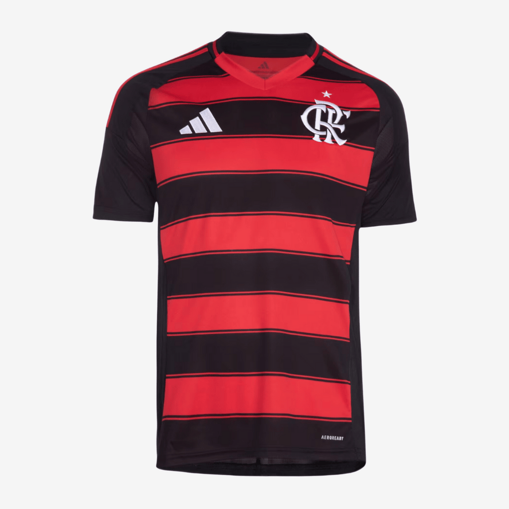 Camisa Adidas Flamengo 2025/26 I LÉO PEREIRA N° 4