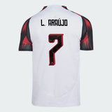 Camisa Adidas Flamengo 2025/26 II DE L. ARAÚJO N° 7