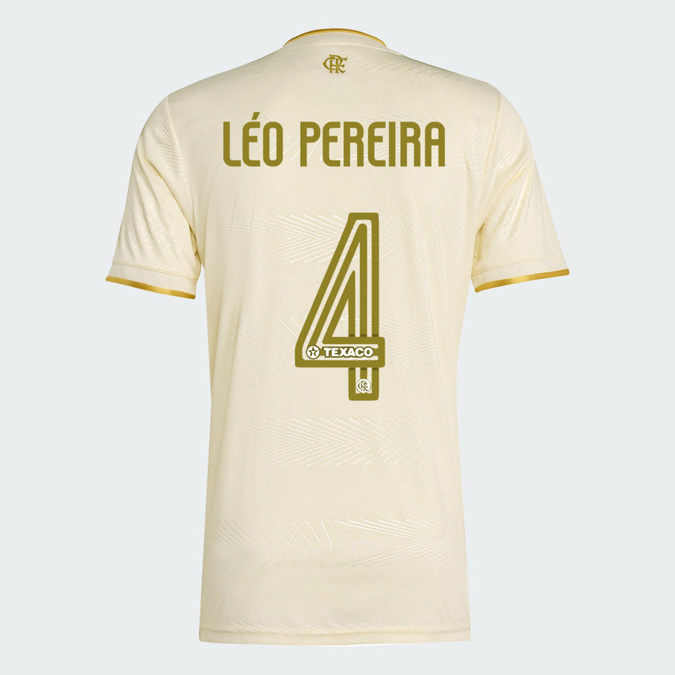 Camisa Adidas Flamengo 2025/26 III Léo Pereira N° 4