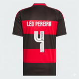 Camisa Adidas Flamengo 2026/27I LÉO PEREIRA N° 4
